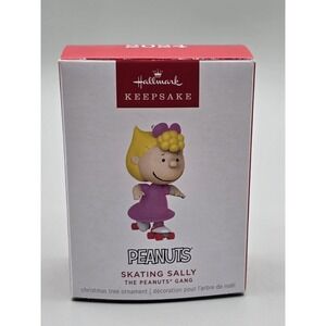 Hallmark Keepsake Ornament 2024 Peanuts Roller‎ Skating Sally QXI7704 Christmas